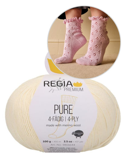 Midsummer Dancer Socks | charming ruffle socks with Cashmere Premium 