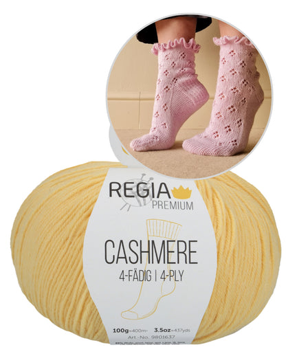 Midsummer Dancer Socks | charming ruffle socks with Cashmere Premium 