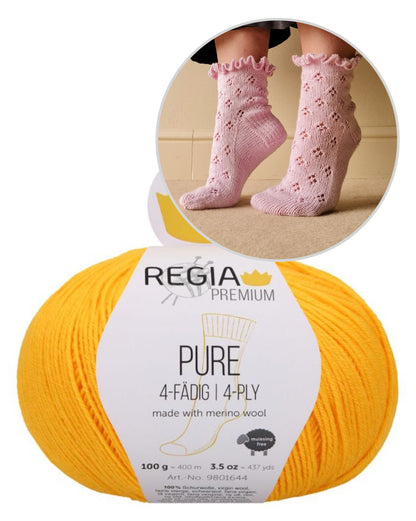 Midsummer Dancer Socks | charming ruffle socks with Cashmere Premium 