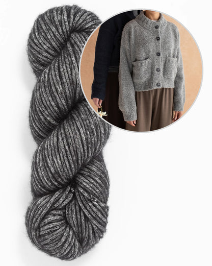 Miko Cardigan | zacht en knus jasje met mooie zakken van lucht van Woolfolk