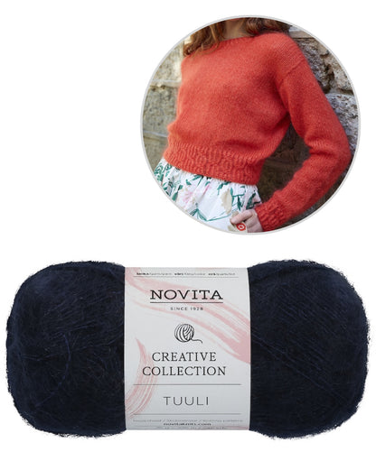 Milà Sweater | zarte Zöpfe mit Tuuli von Novita