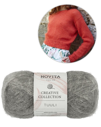 Milà Sweater | zarte Zöpfe mit Tuuli von Novita