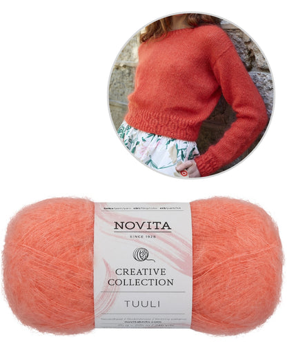 Milà Sweater | zarte Zöpfe mit Tuuli von Novita