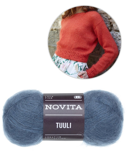 Milà Sweater | zarte Zöpfe mit Tuuli von Novita