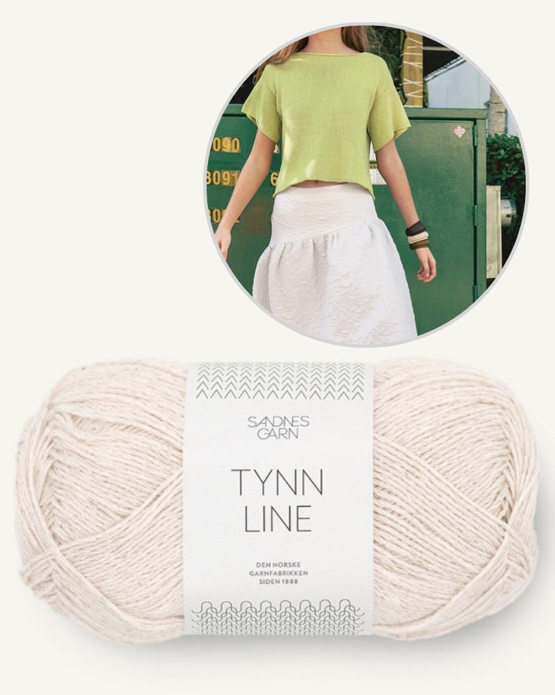 Milly Top aus der Sandnes Kollektion 2504 Sommerstrikk - mit Tynn Line von Sandnes Garn 8