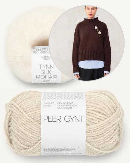 Mindy Sweater Chunky | zeitlos schön aus Peer Gynt und Tynn Silk Mohair