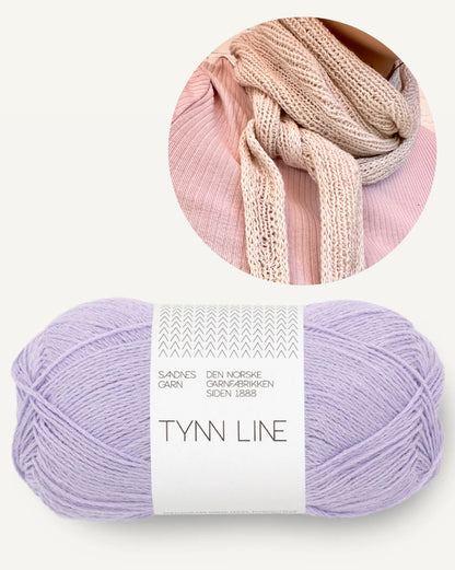 Mini-Tuch Perfect Summer | seidig weich und kühlend aus Tynn Line von Sandnes Garn