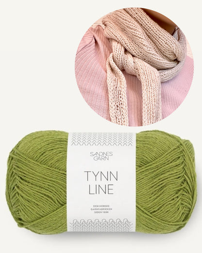 Mini-Tuch Perfect Summer | seidig weich und kühlend aus Tynn Line von Sandnes Garn