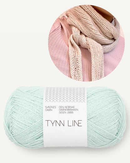 Mini-Tuch Perfect Summer | seidig weich und kühlend aus Tynn Line von Sandnes Garn