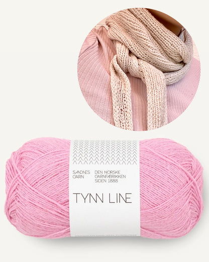 Mini-Tuch Perfect Summer | seidig weich und kühlend aus Tynn Line von Sandnes Garn