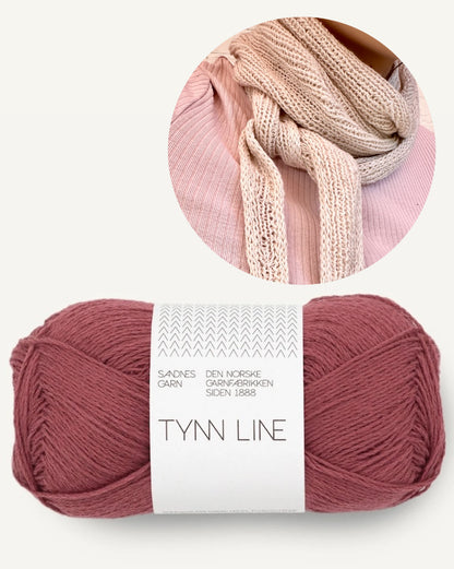 Mini-Tuch Perfect Summer | seidig weich und kühlend aus Tynn Line von Sandnes Garn