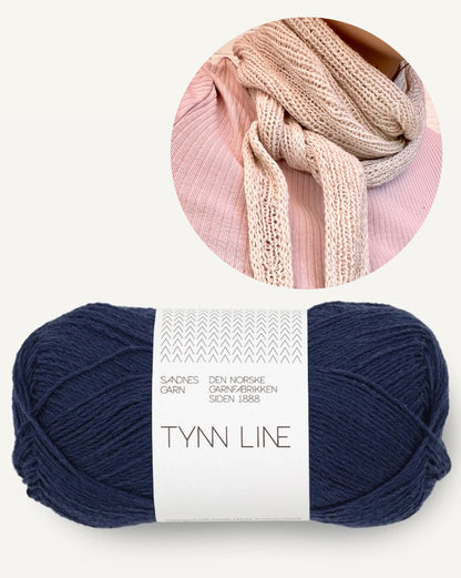 Mini-Tuch Perfect Summer | seidig weich und kühlend aus Tynn Line von Sandnes Garn