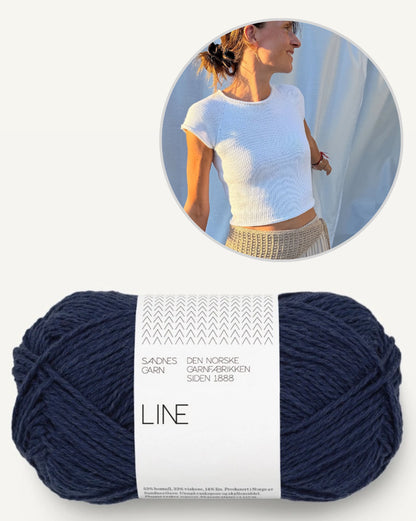 Mini Tee | simple et indéniablement beau de la collection Line de Sandnes Garn