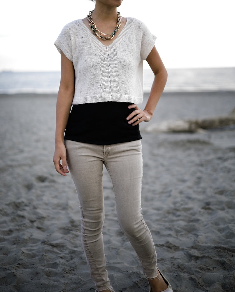 Little Something Tee von Minimi Knit Design aus Cashmere Lace von Gepard Garn 3