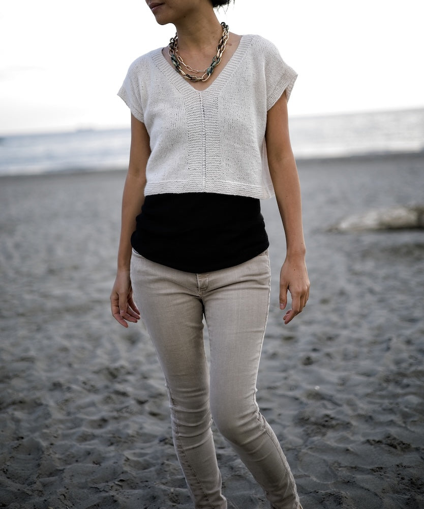 Little Something Tee von Minimi Knit Design aus Cashmere Lace von Gepard Garn 5