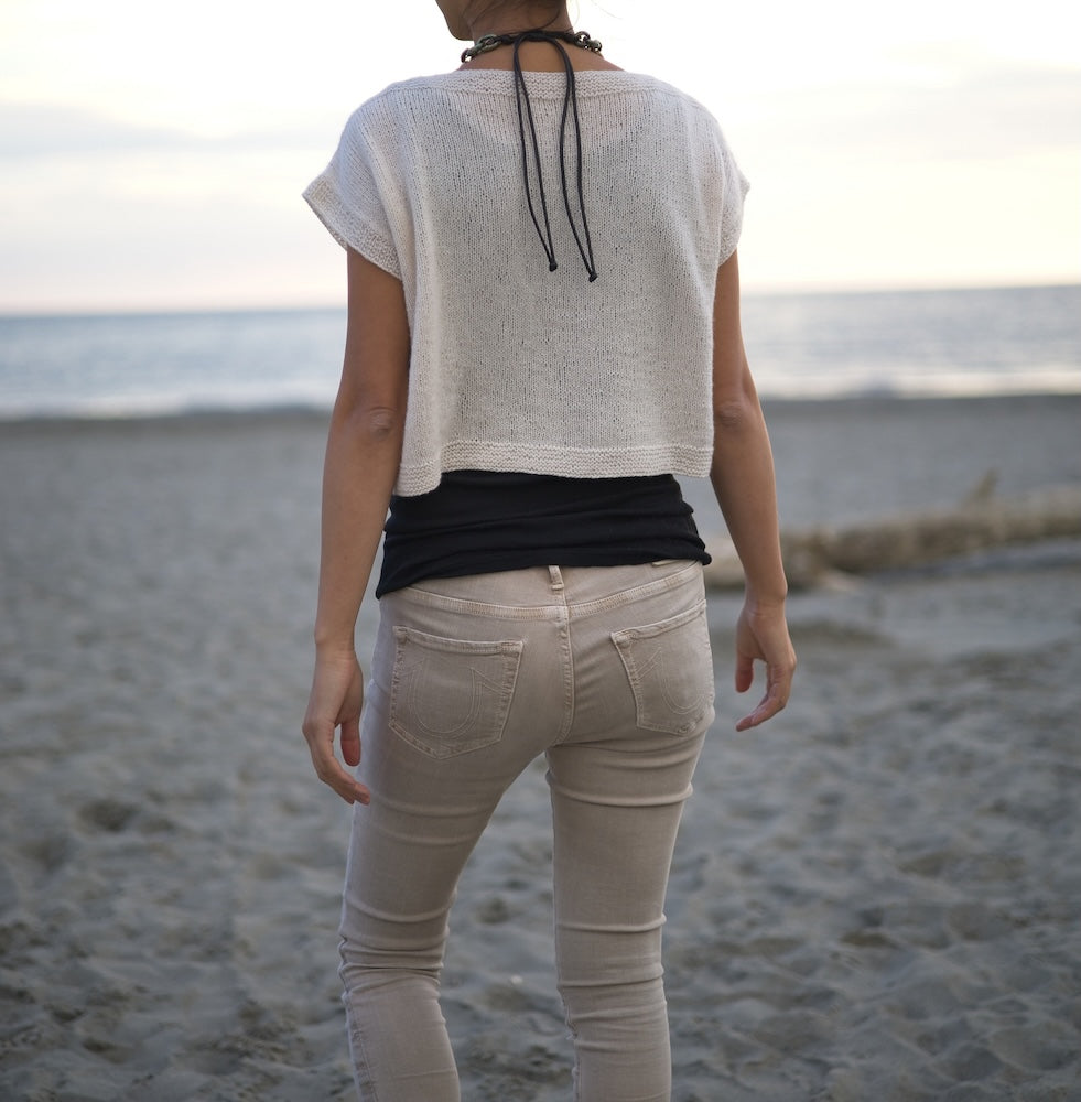 Little Something Tee von Minimi Knit Design aus Cashmere Lace von Gepard Garn 7