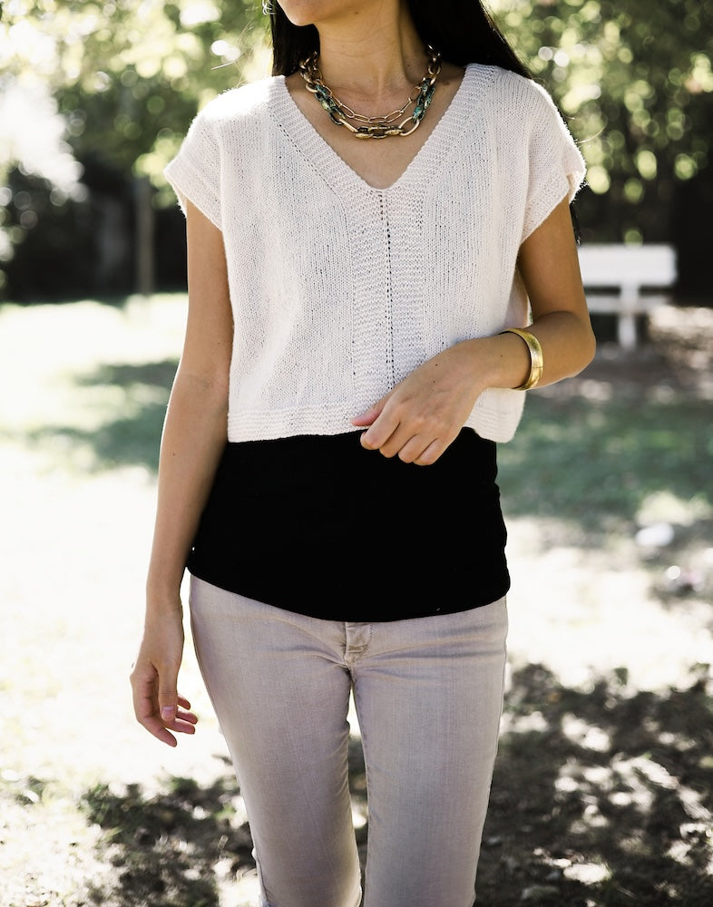 Little Something Tee von Minimi Knit Design aus Cashmere Lace von Gepard Garn 8