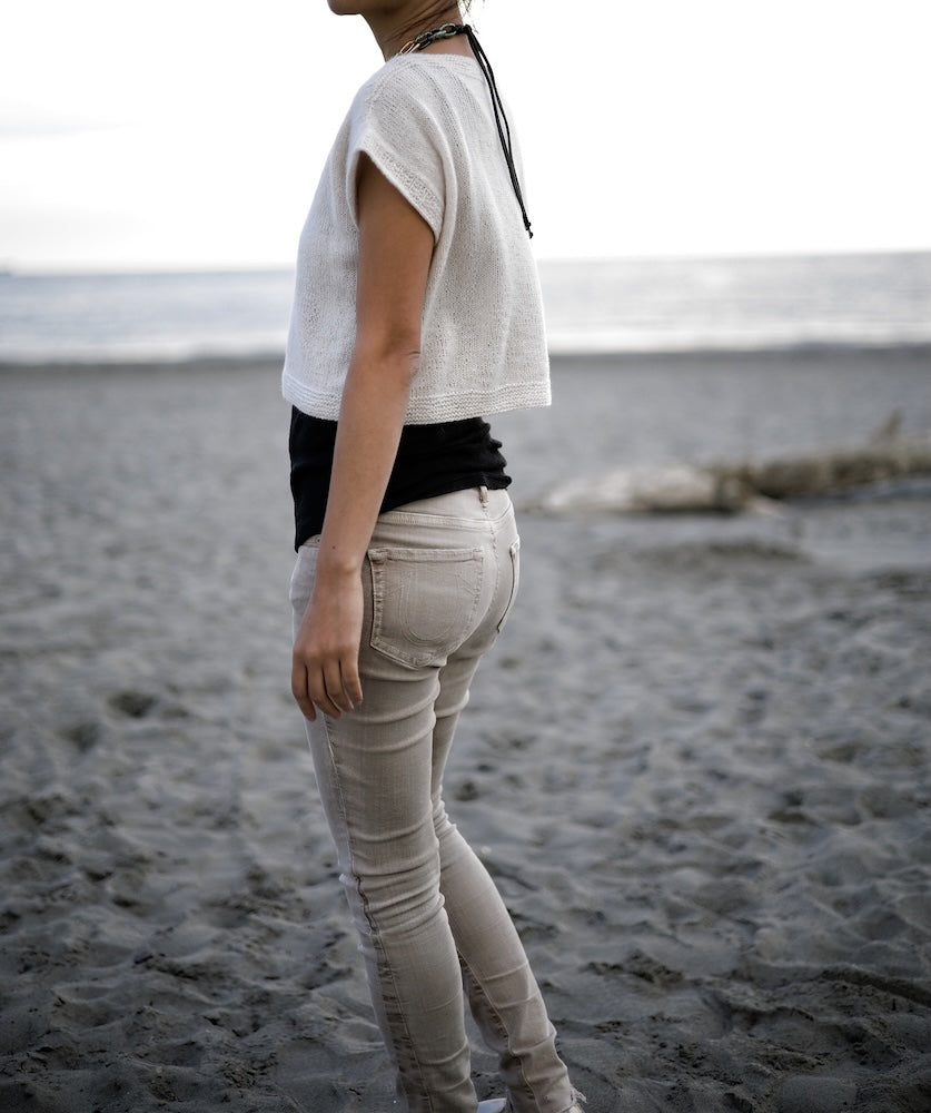 Little Something Tee von Minimi Knit Design aus Cashmere Lace von Gepard Garn 9