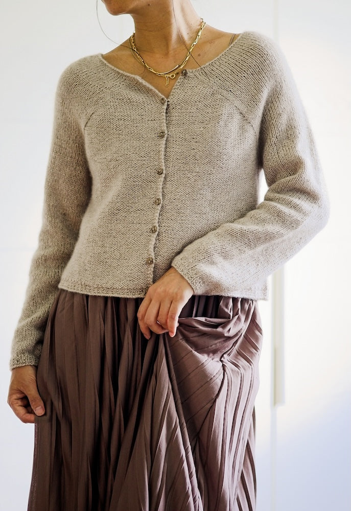 Minimi Knit Design Winter Pyramid Cloud Cardigan mit Cardiff Cashmere  Classic 3