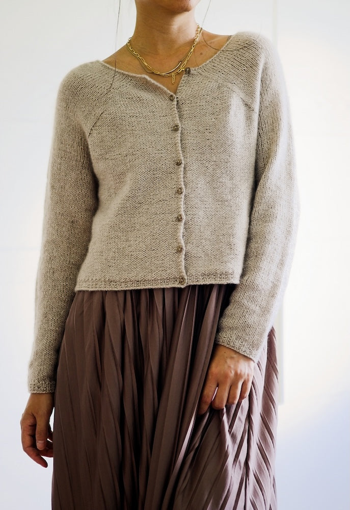 Minimi Knit Design Winter Pyramid Cloud Cardigan mit Cardiff Cashmere  Classic 4