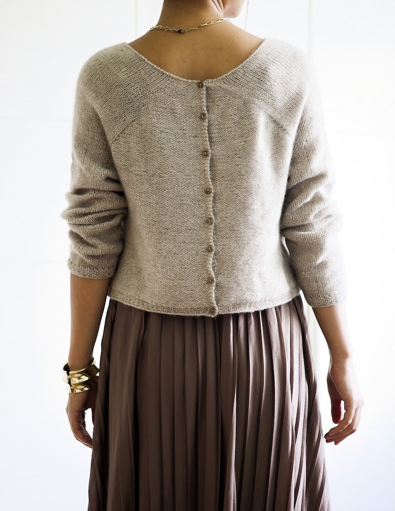 Minimi Knit Design Winter Pyramid Cloud Cardigan mit Cardiff Cashmere  Classic 5