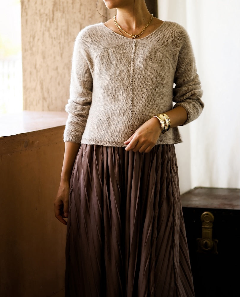 Minimi Knit Design Winter Pyramid Cloud Cardigan mit Cardiff Cashmere  Classic 6