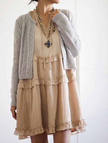 Leonie Cardigan | romantisch und weich aus Classic Cashmere von Cardiff