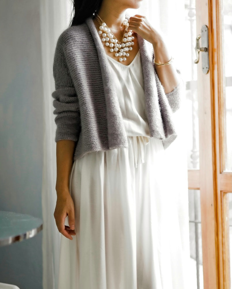 Moonlight Cardigan von Minimi Knit Design aus Sunday und Tynn Silk Mohair 6