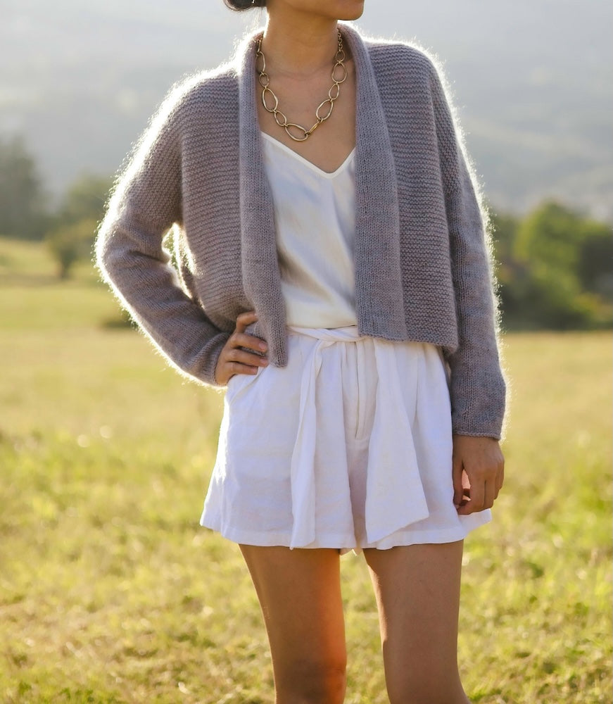 Moonlight Cardigan von Minimi Knit Design aus Sunday und Tynn Silk Mohair 7