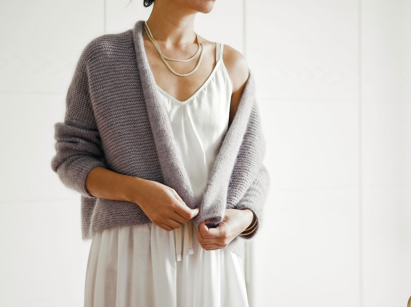 Moonlight Cardigan von Minimi Knit Design aus Sunday und Tynn Silk Mohair 8
