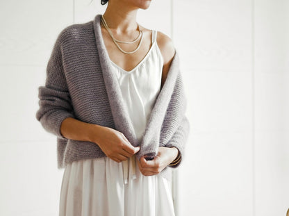 Moonlight Cardigan von Minimi Knit Design aus Sunday und Tynn Silk Mohair 8