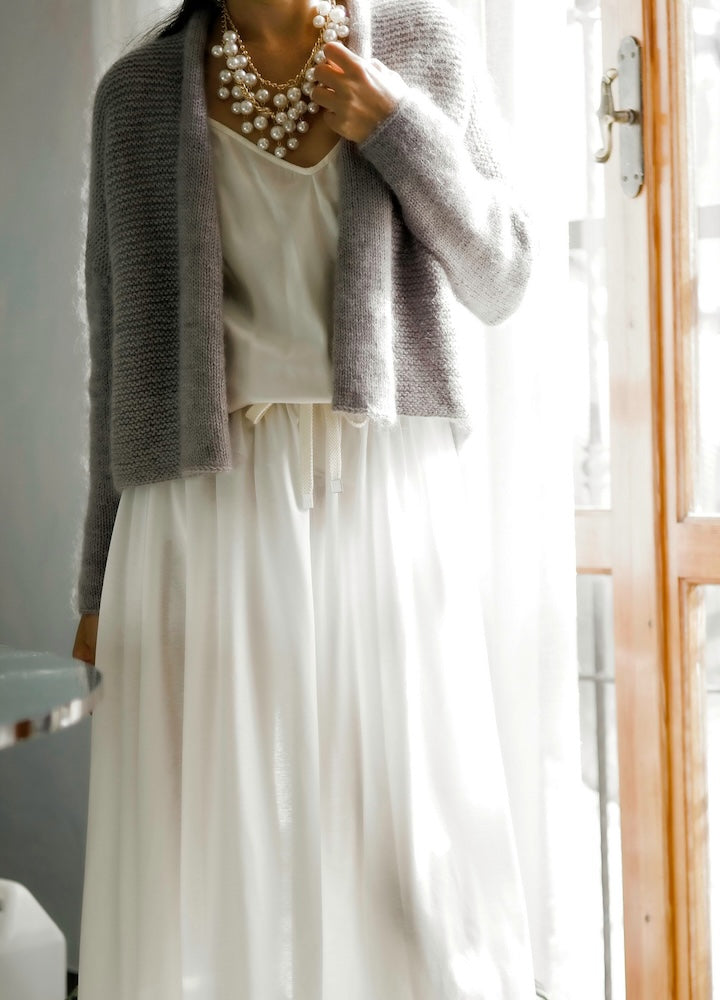 Moonlight Cardigan von Minimi Knit Design aus Sunday und Tynn Silk Mohair 9