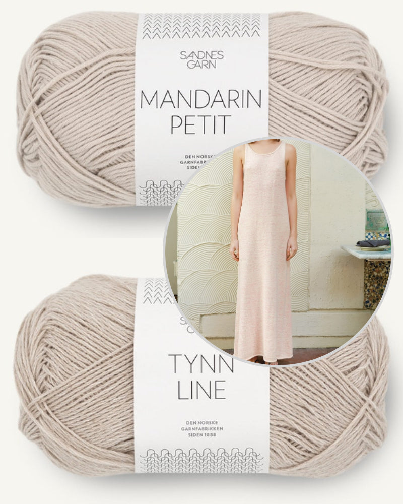 Sandnes Kollektion 2404 Minnie Dress aus Tynn Line und Mandarin Petit 6