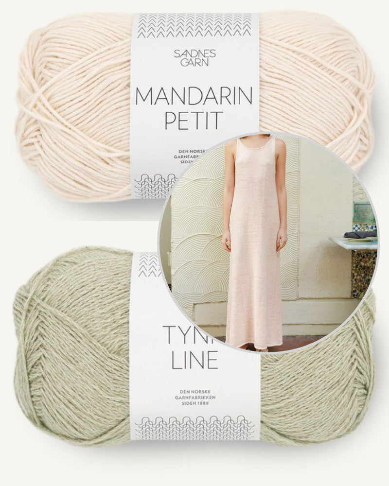 Sandnes Kollektion 2404 Minnie Dress aus Tynn Line und Mandarin Petit 7