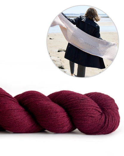 Tuch Miran | unbefangen leicht aus Cheeky Merino Joy von Rosy Green Wool