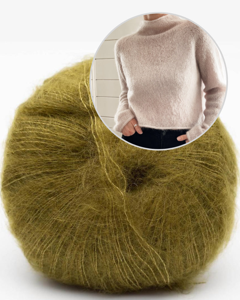Caidree Mohair Gallant Sweater mit Silky Kid RMS von Kremke Soul Wool 11