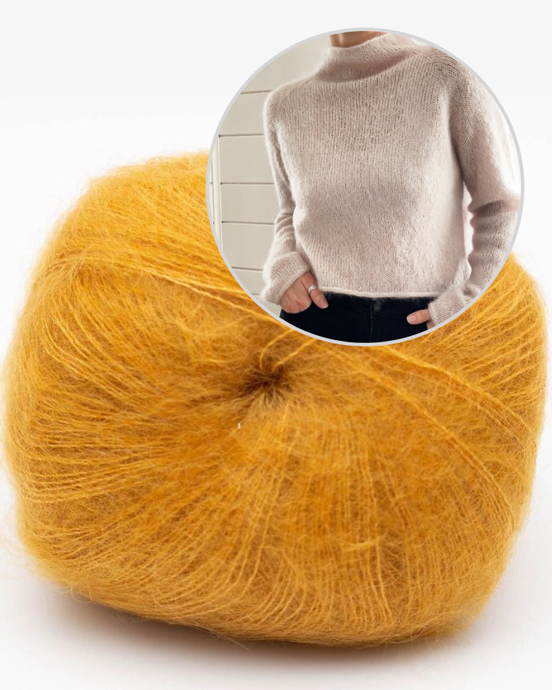 Caidree Mohair Gallant Sweater mit Silky Kid RMS von Kremke Soul Wool 10