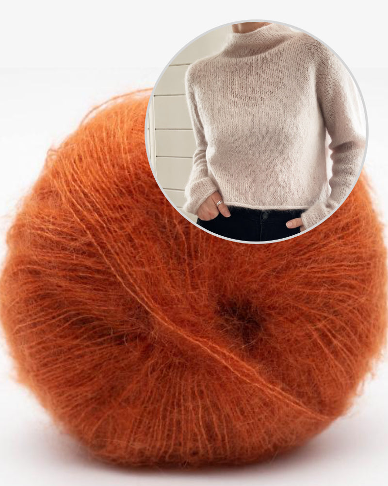 Caidree Mohair Gallant Sweater mit Silky Kid RMS von Kremke Soul Wool 9