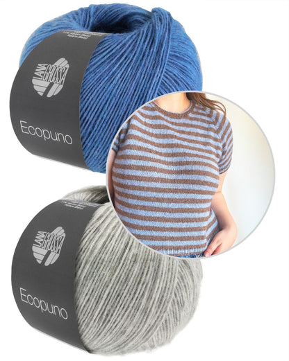 Mollie Tee von wemadewardrobe mit Ecopuno von Lana Grossa 18