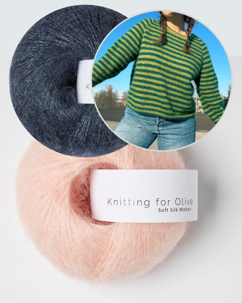 Mollie Blouse von wemadewardrobe mit Soft Silk Mohair von Knitting for Olive 17