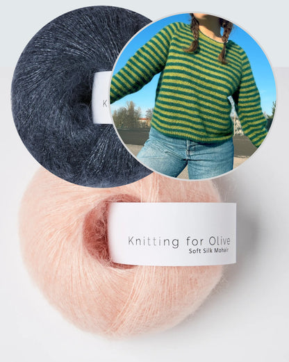 Mollie Blouse von wemadewardrobe mit Soft Silk Mohair von Knitting for Olive 17