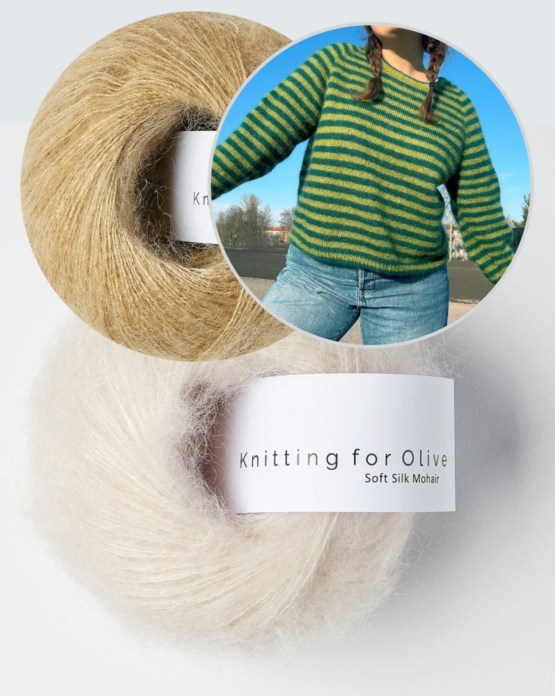 Mollie Blouse von wemadewardrobe mit Soft Silk Mohair von Knitting for Olive 14