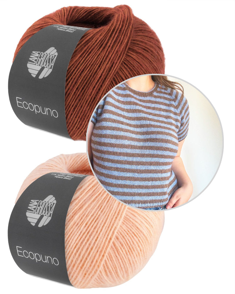 Mollie Tee von wemadewardrobe mit Ecopuno von Lana Grossa 14