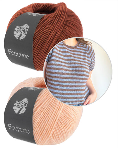 Mollie Tee von wemadewardrobe mit Ecopuno von Lana Grossa 14
