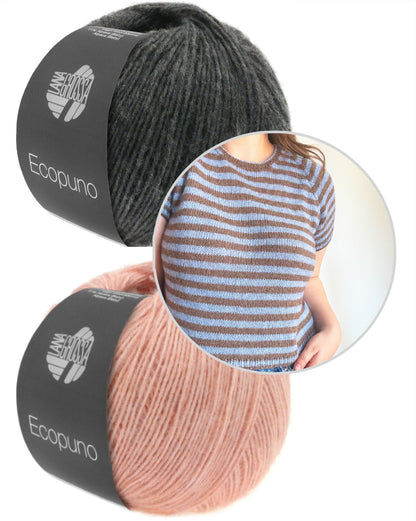 Mollie Tee von wemadewardrobe mit Ecopuno von Lana Grossa 11