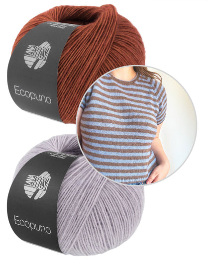 Mollie Tee von wemadewardrobe mit Ecopuno von Lana Grossa 13
