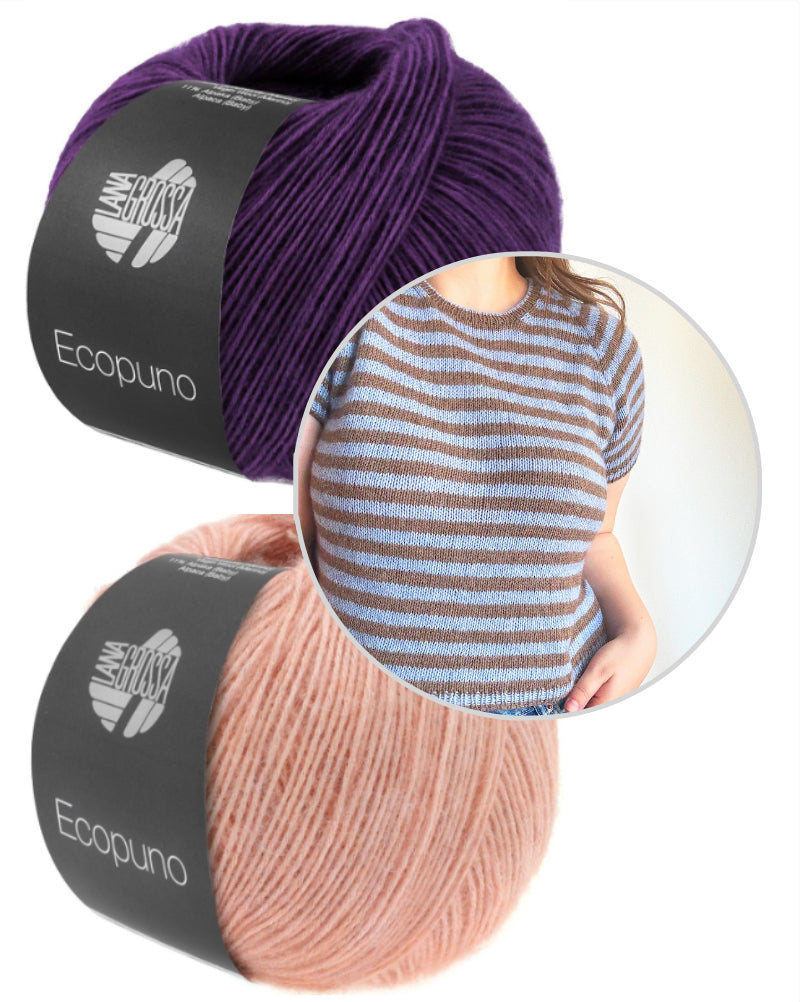 Mollie Tee von wemadewardrobe mit Ecopuno von Lana Grossa 15