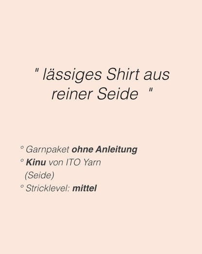 Moon Set Tee - ITO Edition | mit leichter Seide aus Kinu von ITO
