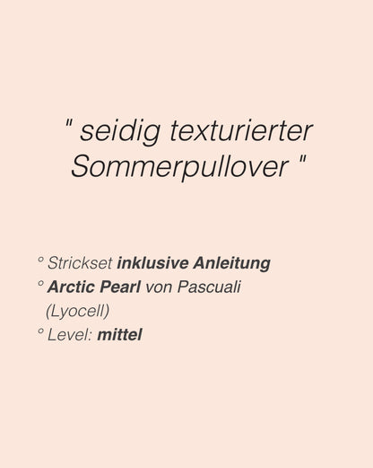 Moon Weave Sweater | delicate silky texture from Arctic Pearl by Pascuali