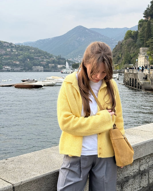 Chantal Collar Cardigan von Moreca Knit mit Wild & Soft und Kid Seta von Gepard Garn 1